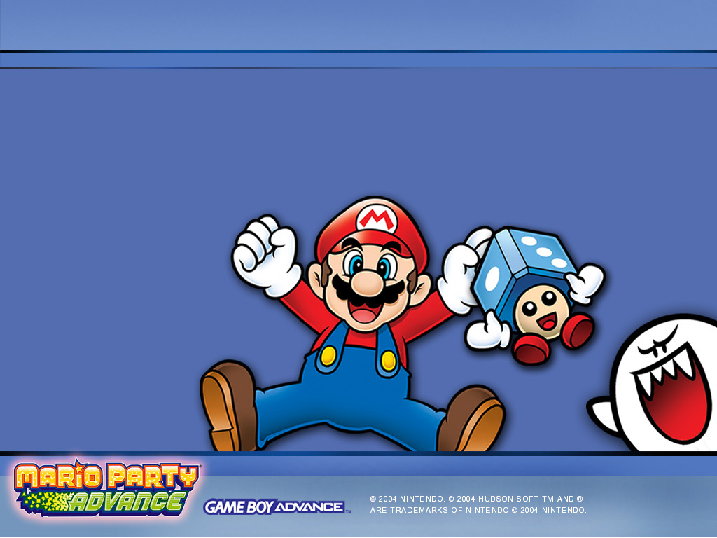 Boo Mansion Multimedia Wallpaper Mario Party Advance