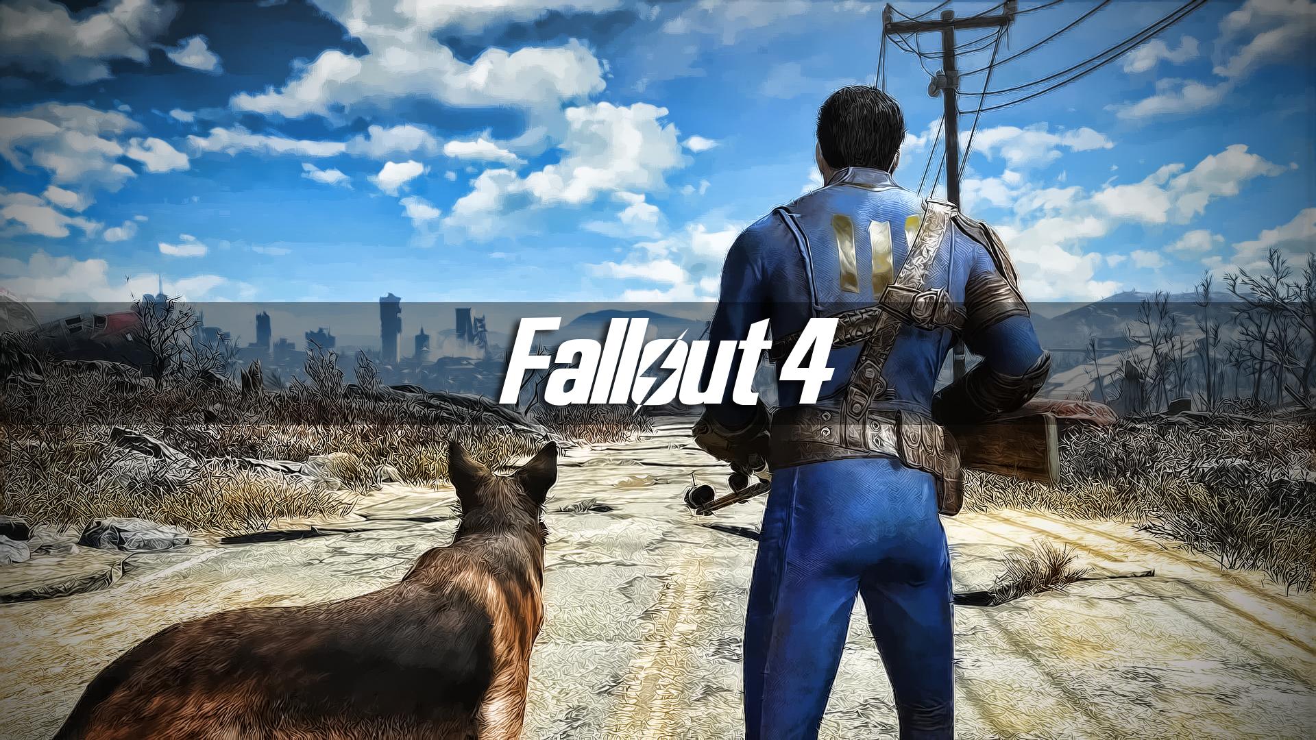 Fallout HD Wallpaper With Dog