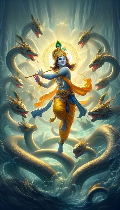 Lord Vishnu Wallpaper 4k