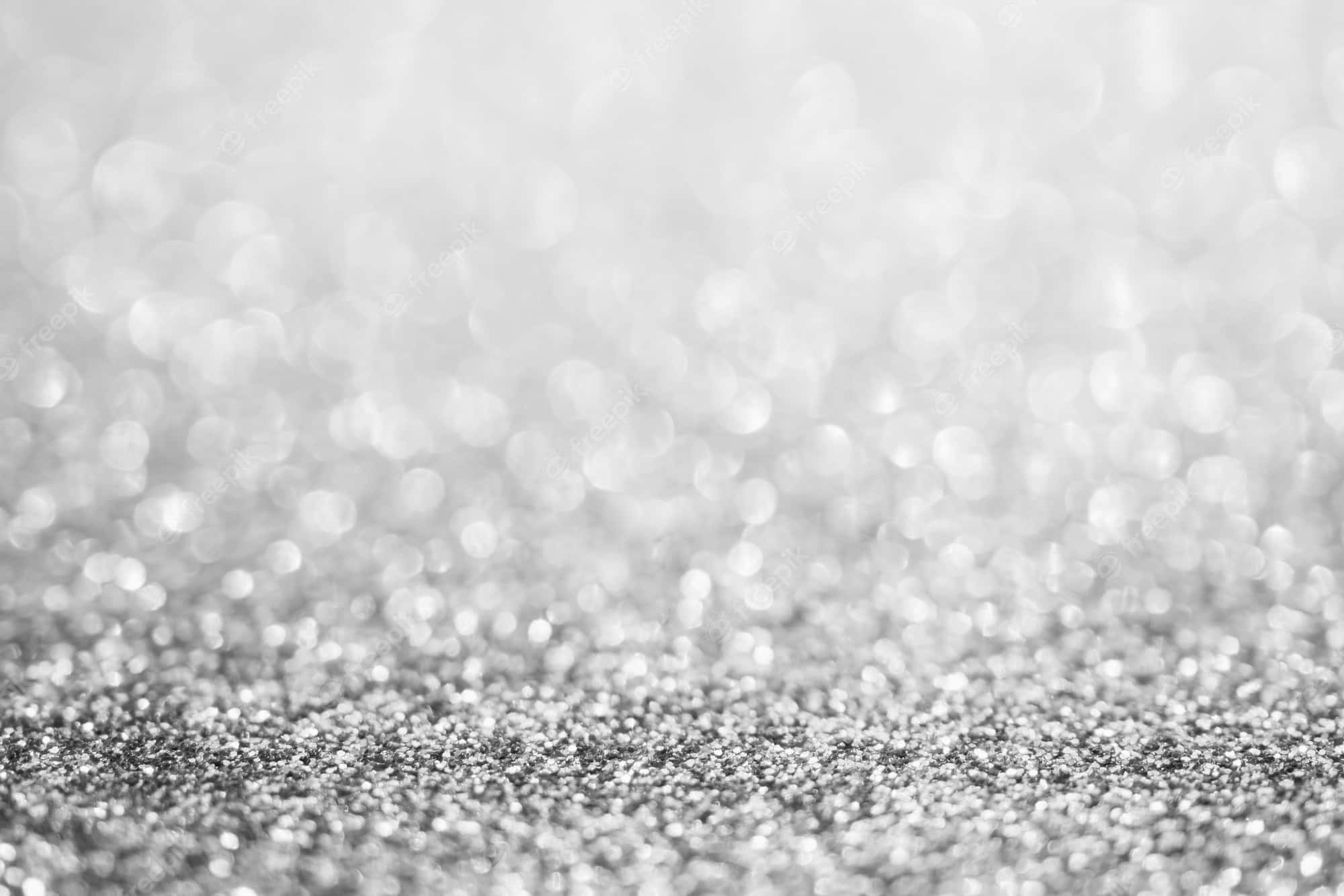 Sparkle Silver Glitter Background Wallpaper