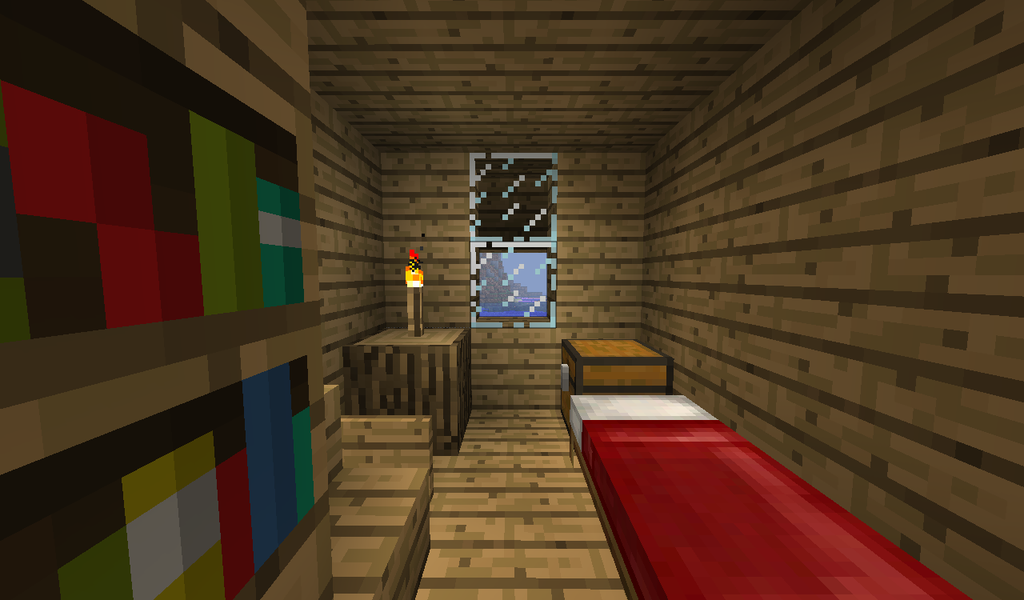 Minecraft bedroom wall  mycolourqueue
