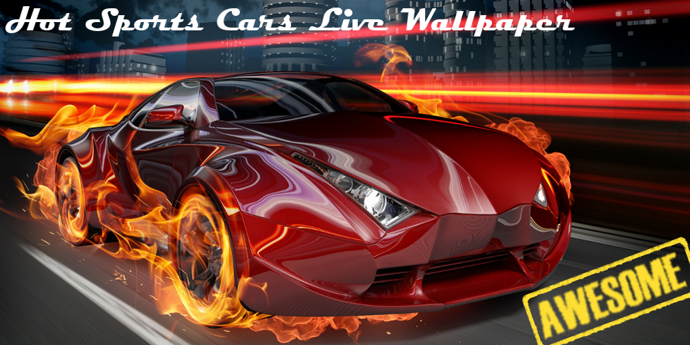 Hot Sports Cars Live Wallpaper Screenshot