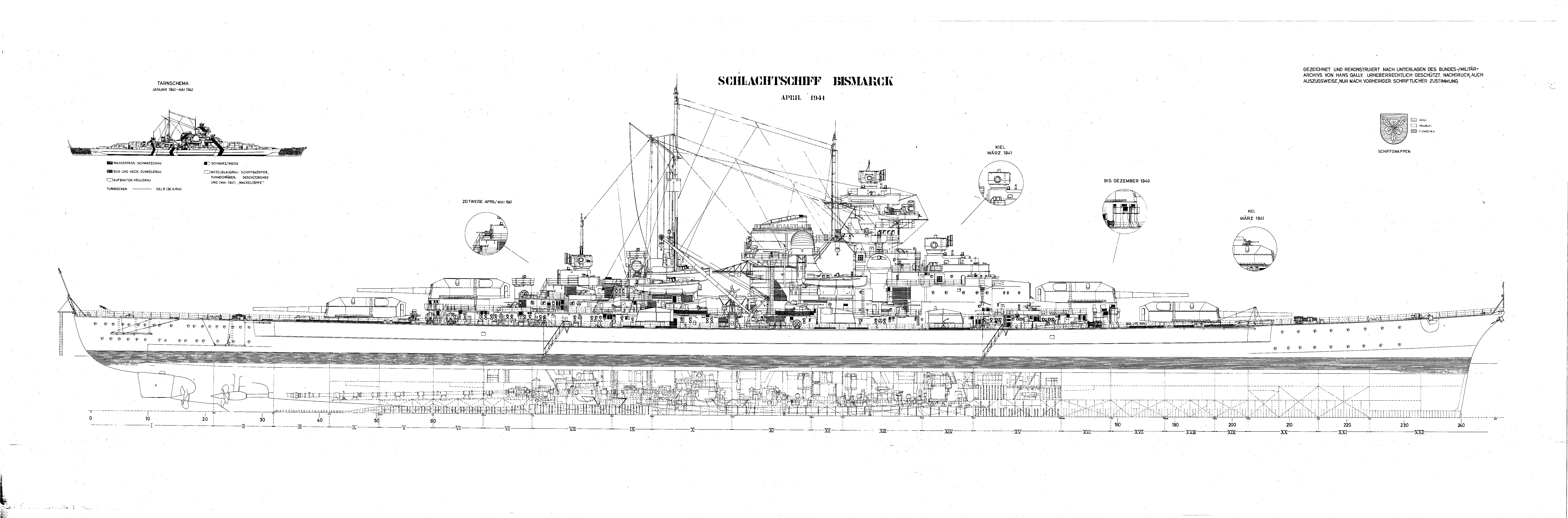  the Collection Warships Battleship German Battleship Bismarck 346793