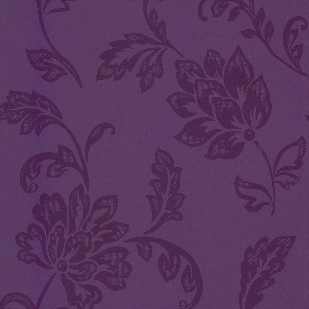 Floral Wallpaper Purple Designer Selection From I Love Uk