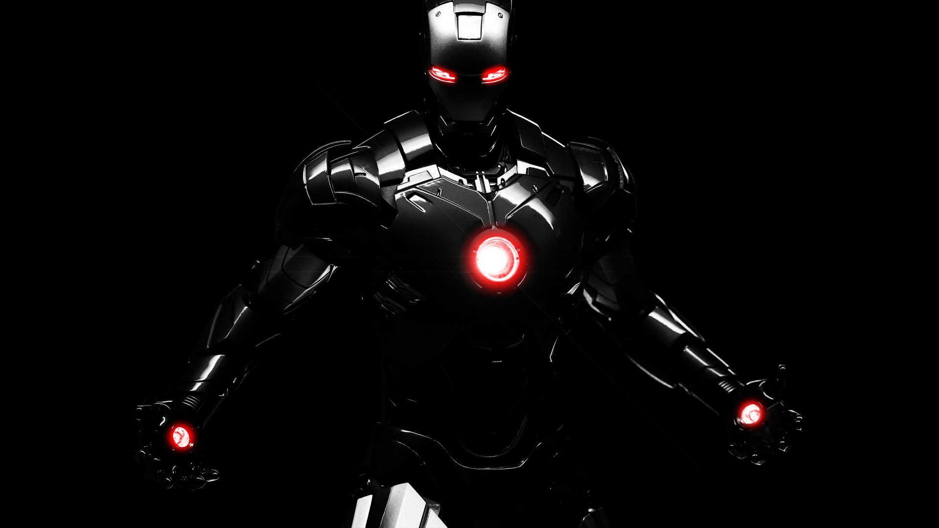 Iron Man Armor In The Dark Full HD