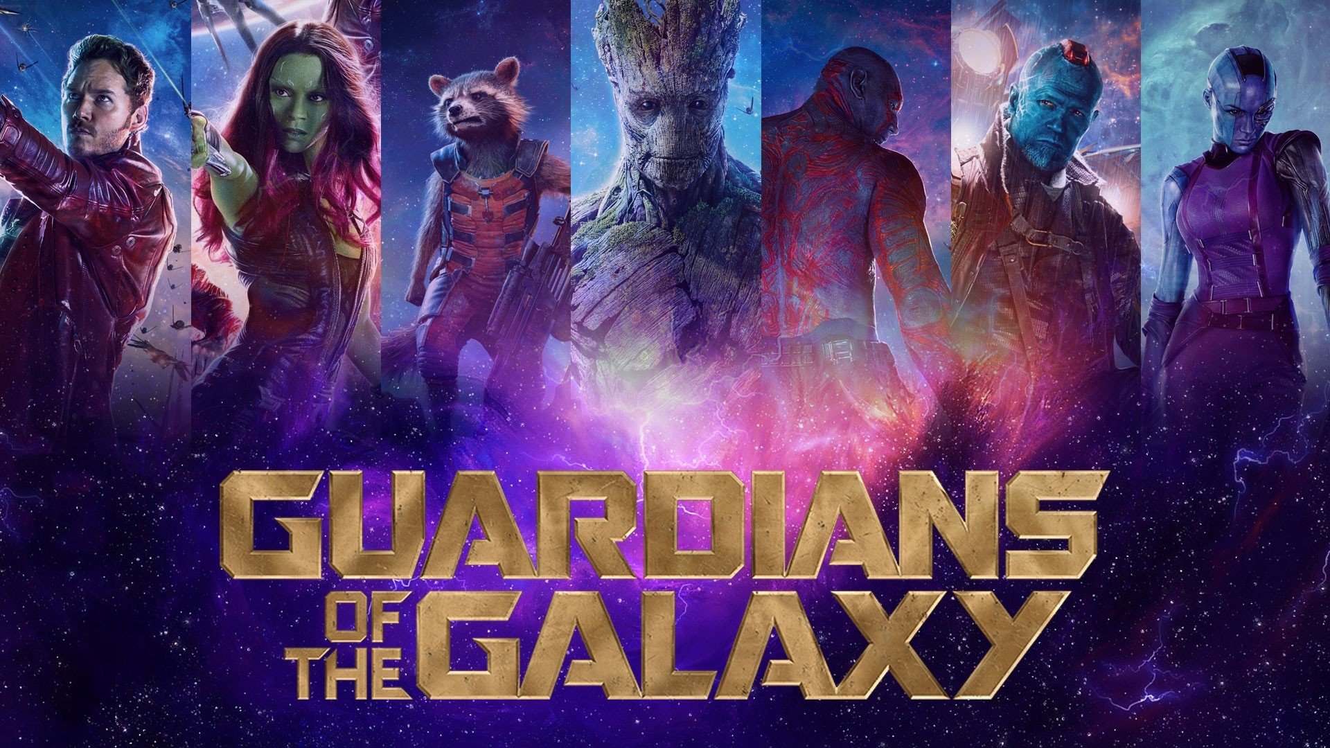 Guardians Of The Galaxy Full HD Bakgrund And