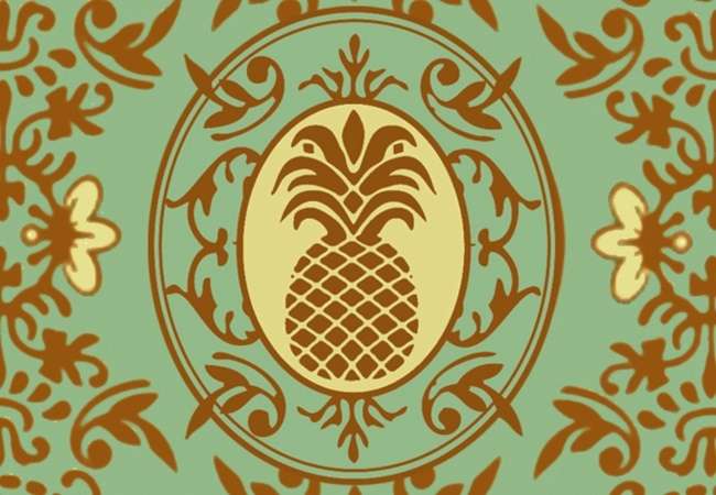  centuries old pineapple design motif is enjoying renewed popularity