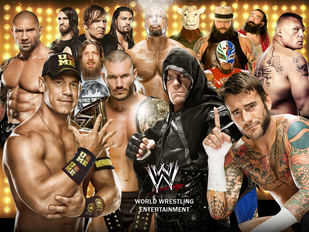 WWE Superstars Wallpaper by Chirantha on