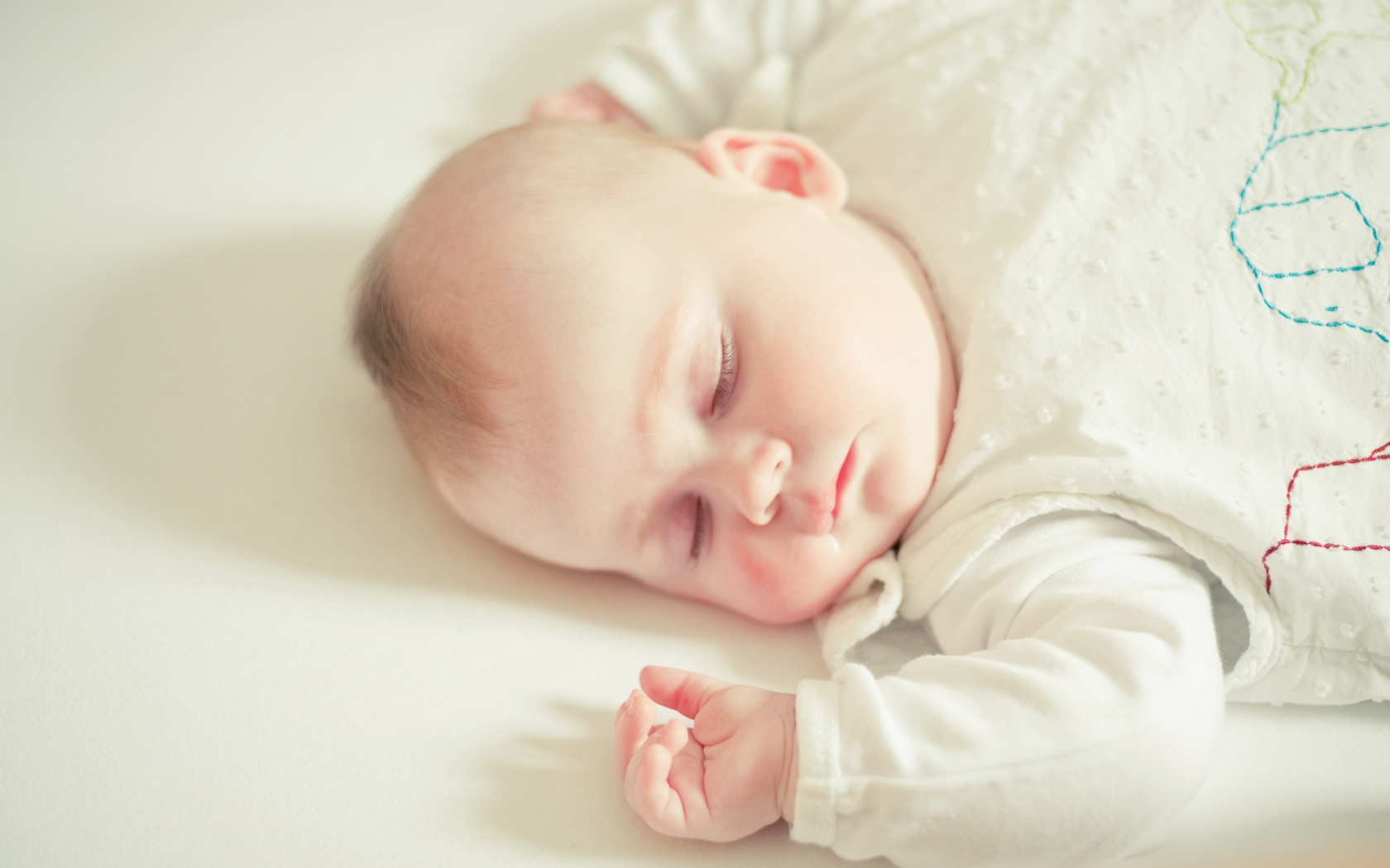 Baby Sleep Desktop HD Wallpaper