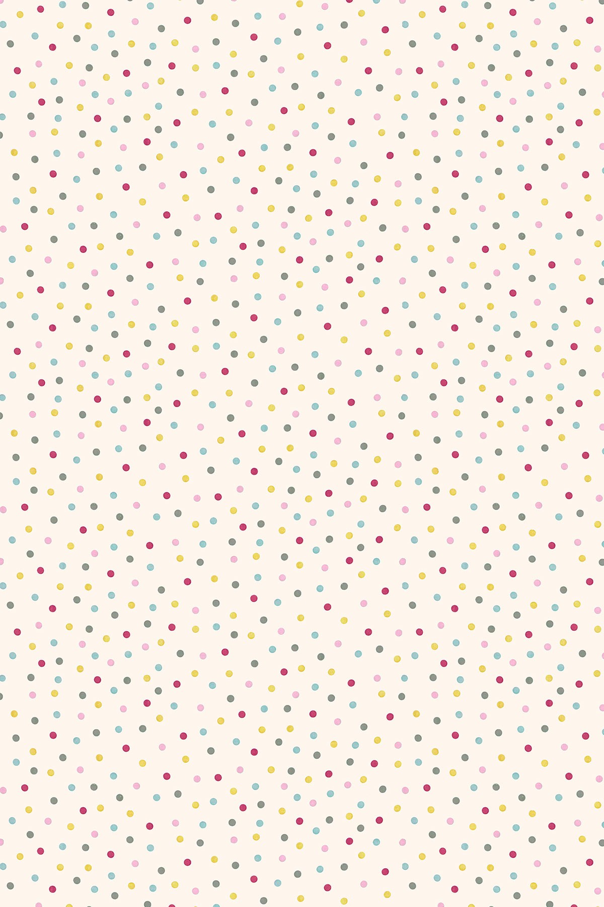 Polka Dot Pink Grey Yellow By Emma Bridgewater Wallpaper Direct