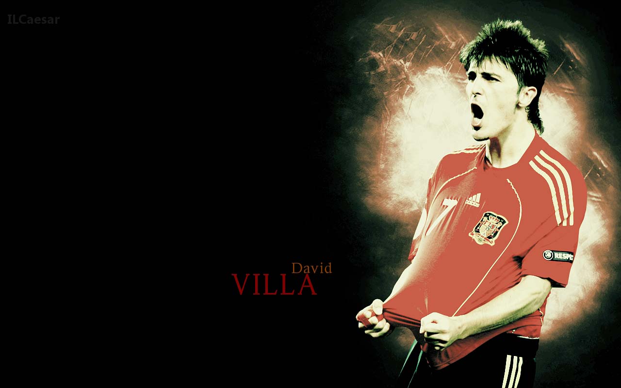 Sport Be Sporty David Villa Spain Wallpaper