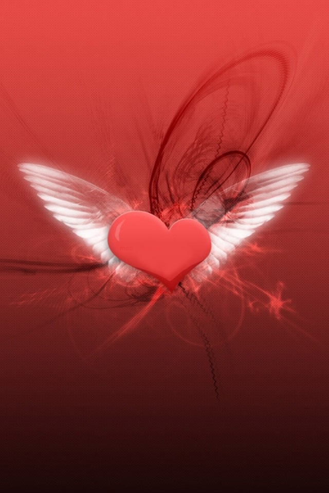 Love Heart Valentine iPhone HD Wallpaper