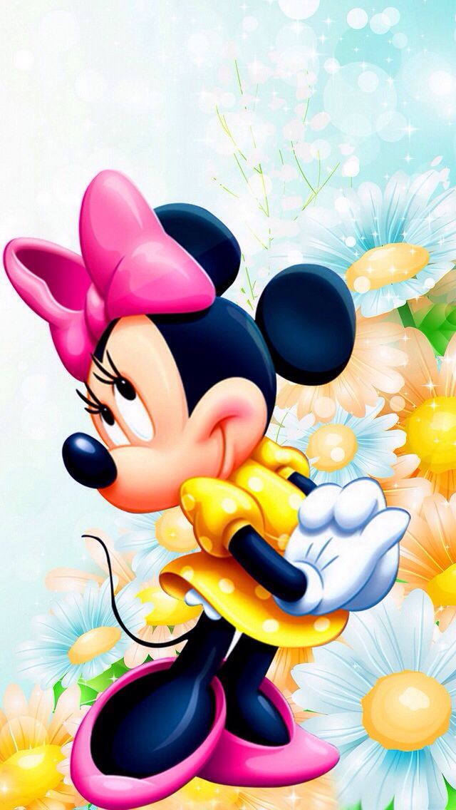 MINNIE MOUSE IPHONE WALLPAPER BACKGROUND
