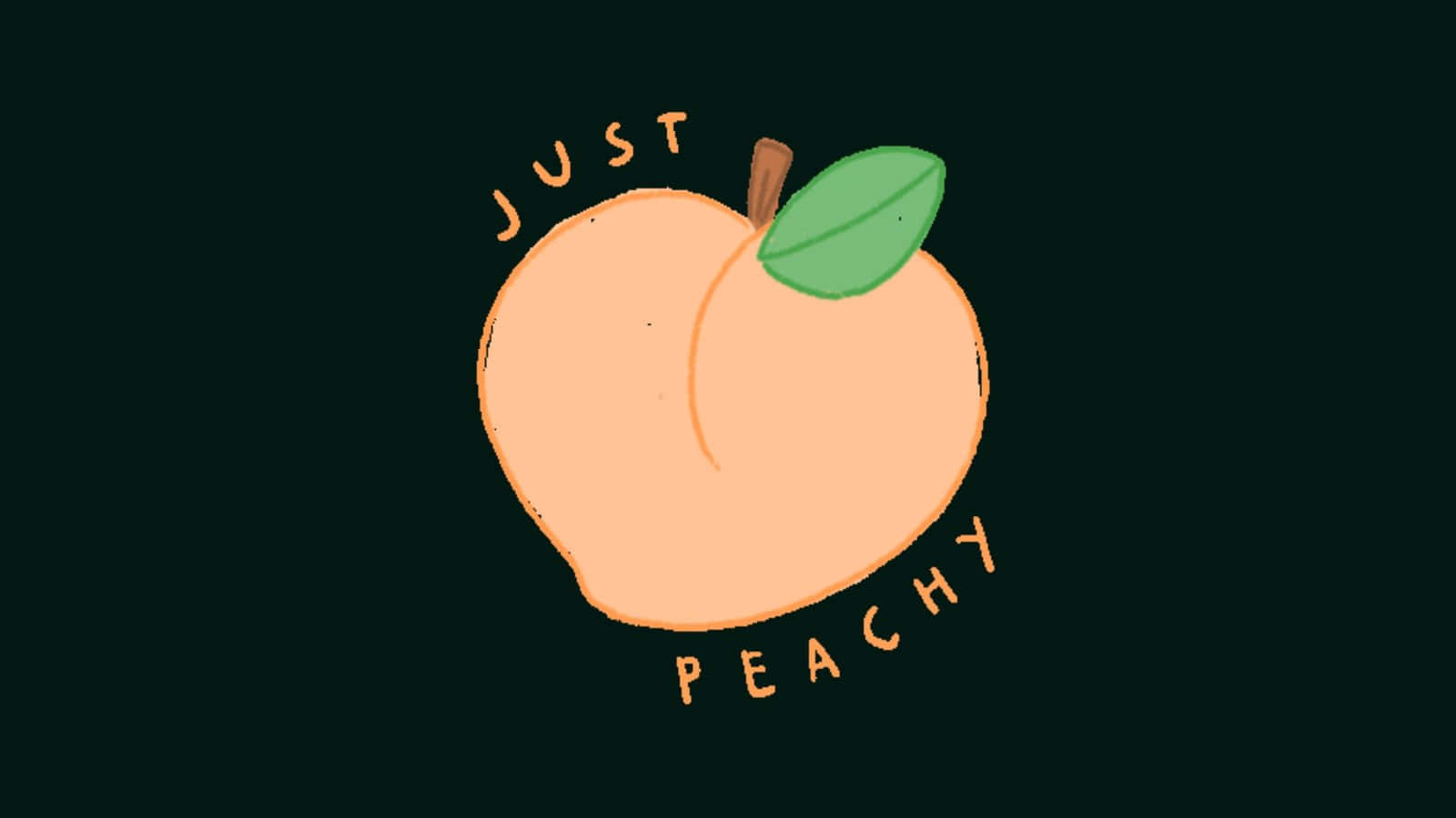 Cute Peach Wallpaper