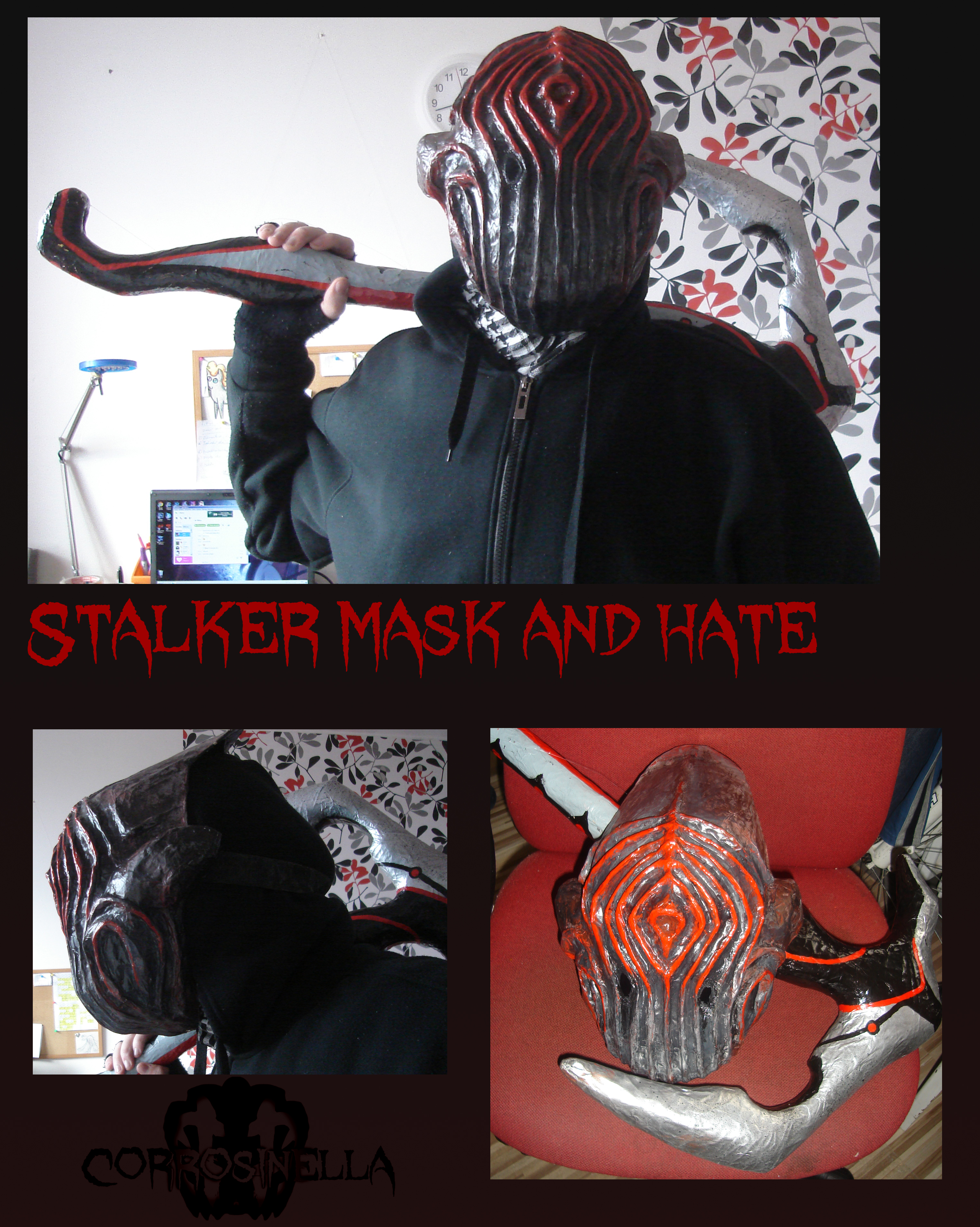 Made Stalker Mask Warframe Corro Cz By Corrosinella