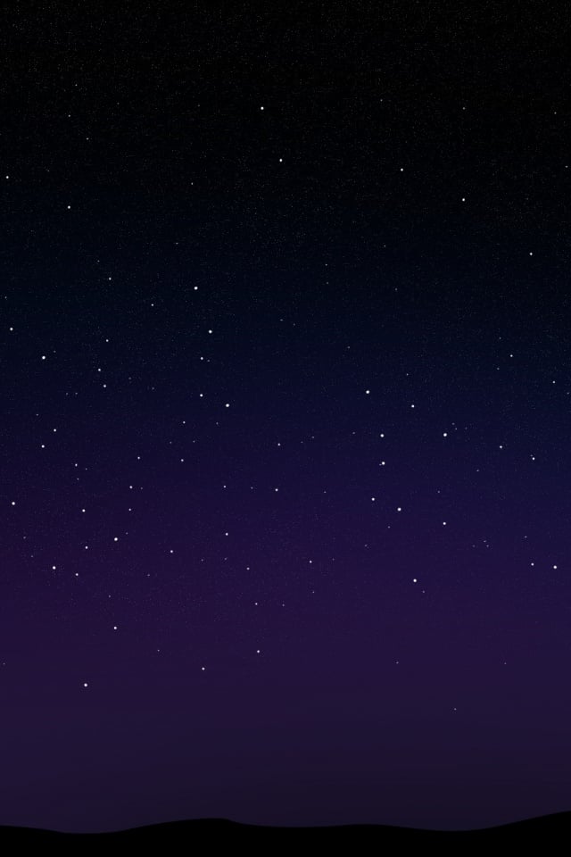 Starry Night Sky iPhone Wallpaper