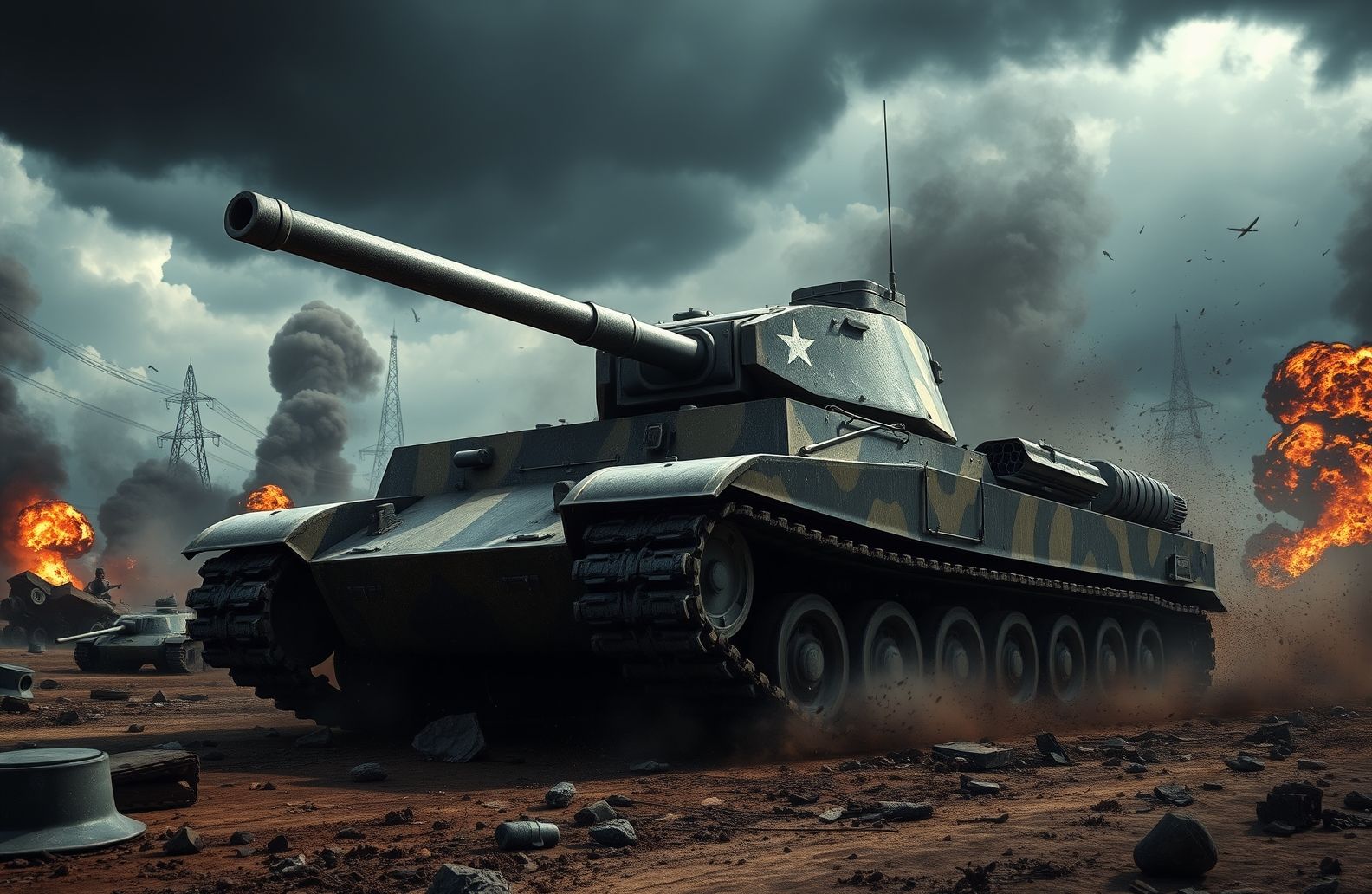 King Tiger Tank Wallpaper