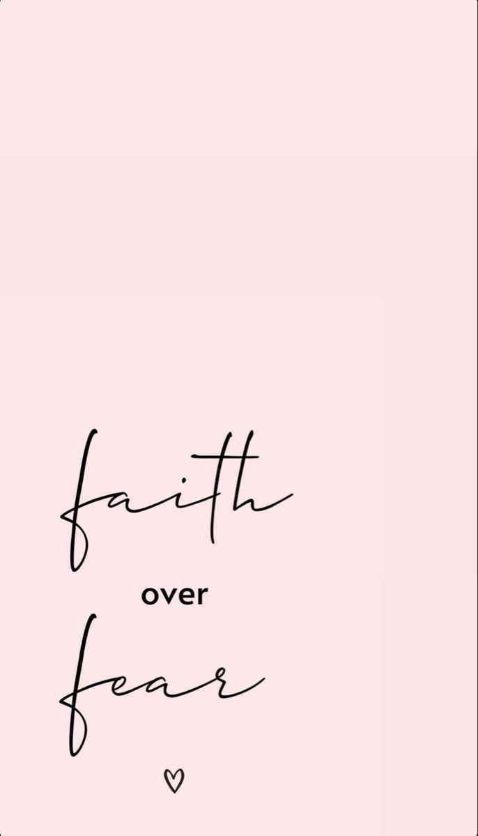 Faith Over Fear Bible Quotes Wallpaper Positive