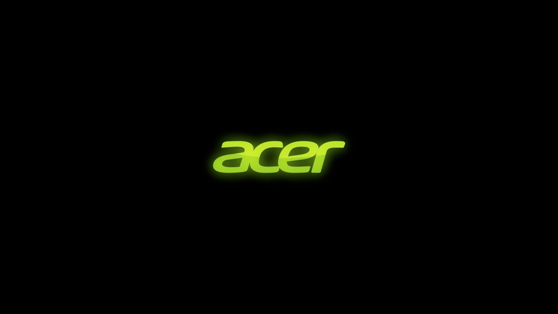 Wallpaper Acer Firm Green Black Full HD 1080p