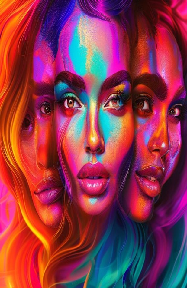 Beautiful Women Faces Wallpaper