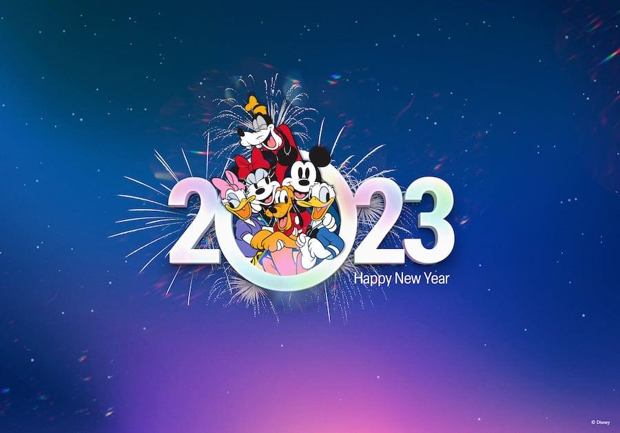 Disney New Year Wallpapers to Ring in 2023 Disney Parks Blog