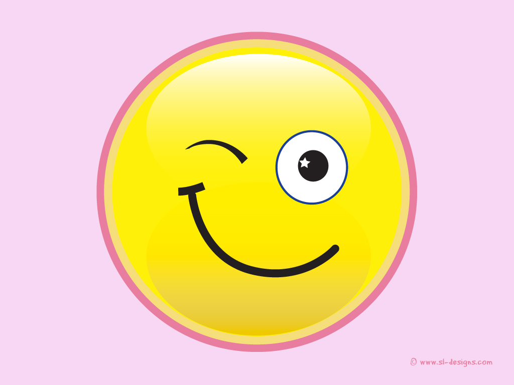 Download free cute happy smiley face wallpaper for your desktop web