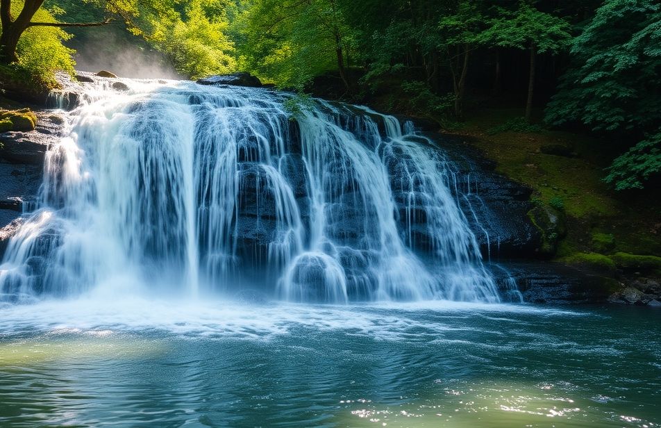 Waterfall Wallpaper With Sound
