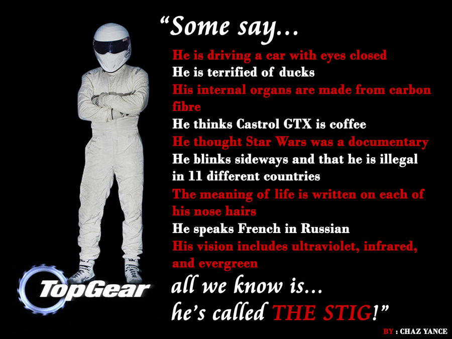 The Stig By Chazzilious