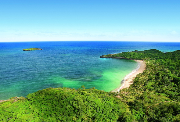 Wallpaper Dominican Republic Ocean Island Beach Tropics Plam