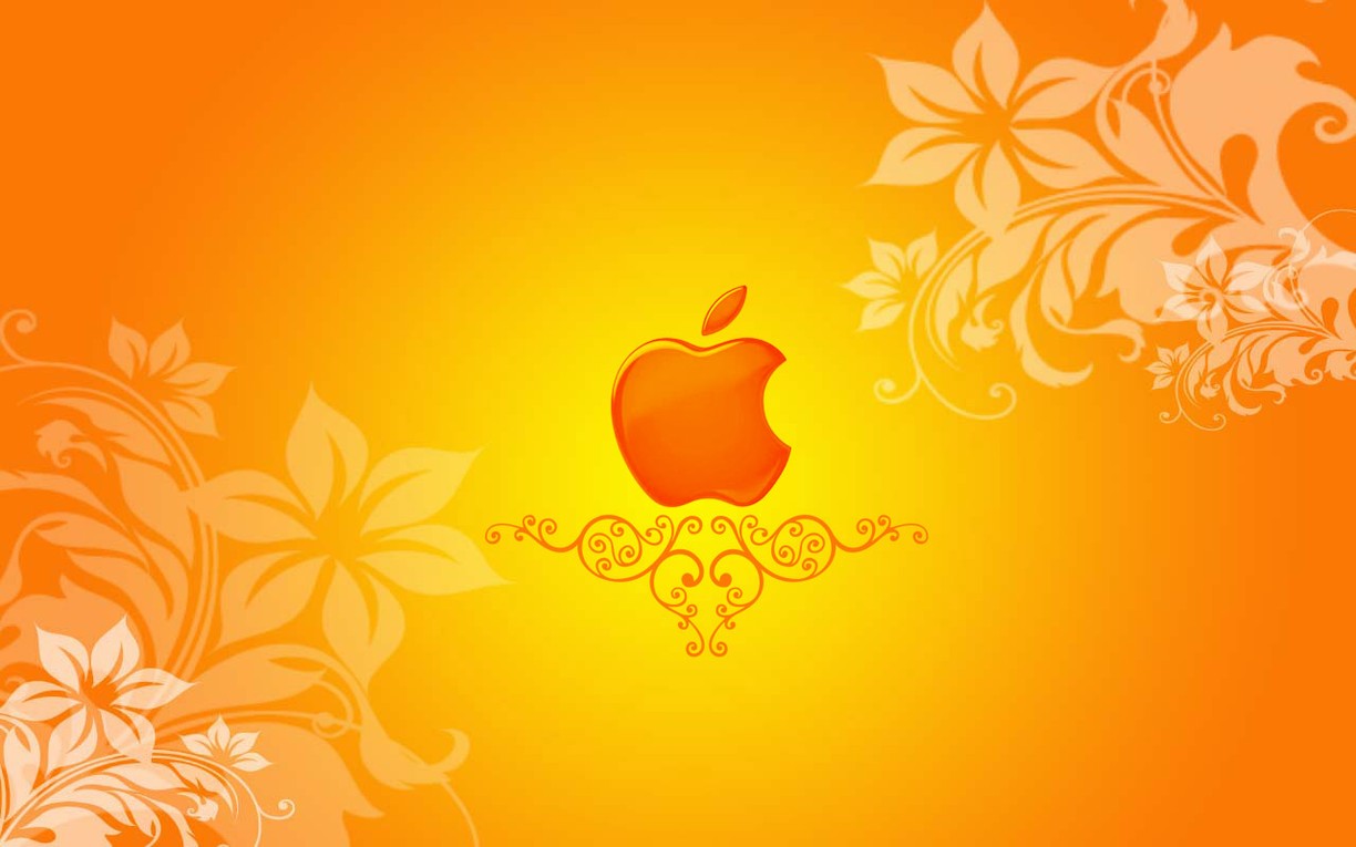 Apple Orange Desktop HD Wallpaper