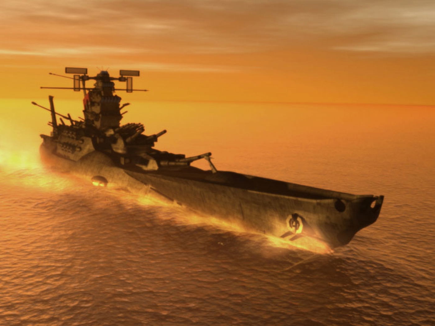 Sci Fi Battleship Yamato Wallpaper