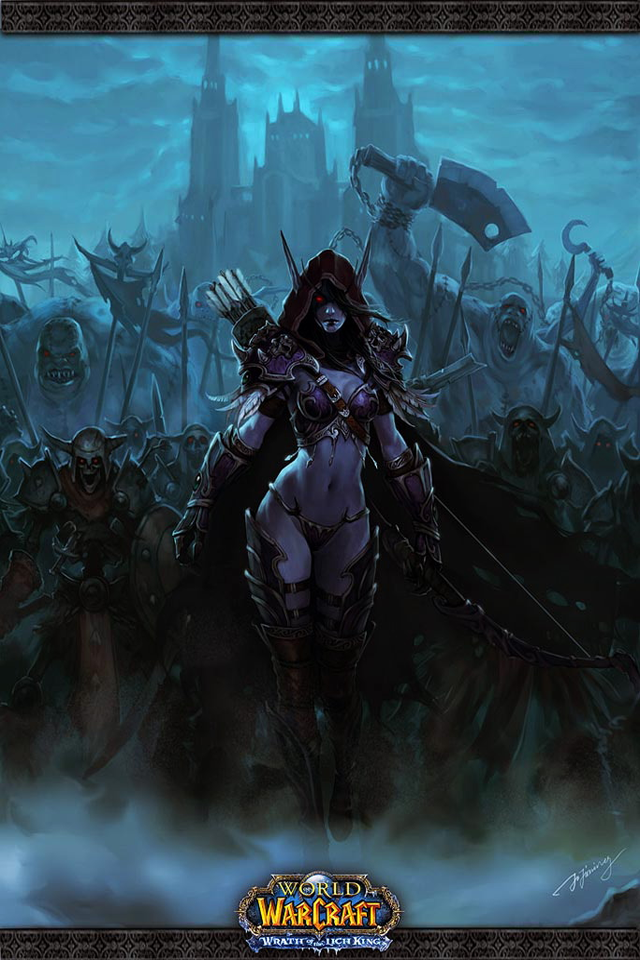 World Of Warcraft iPhone 4s Wallpaper