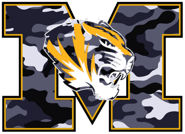 Mizzou Logo Black And White Missouri Tigers