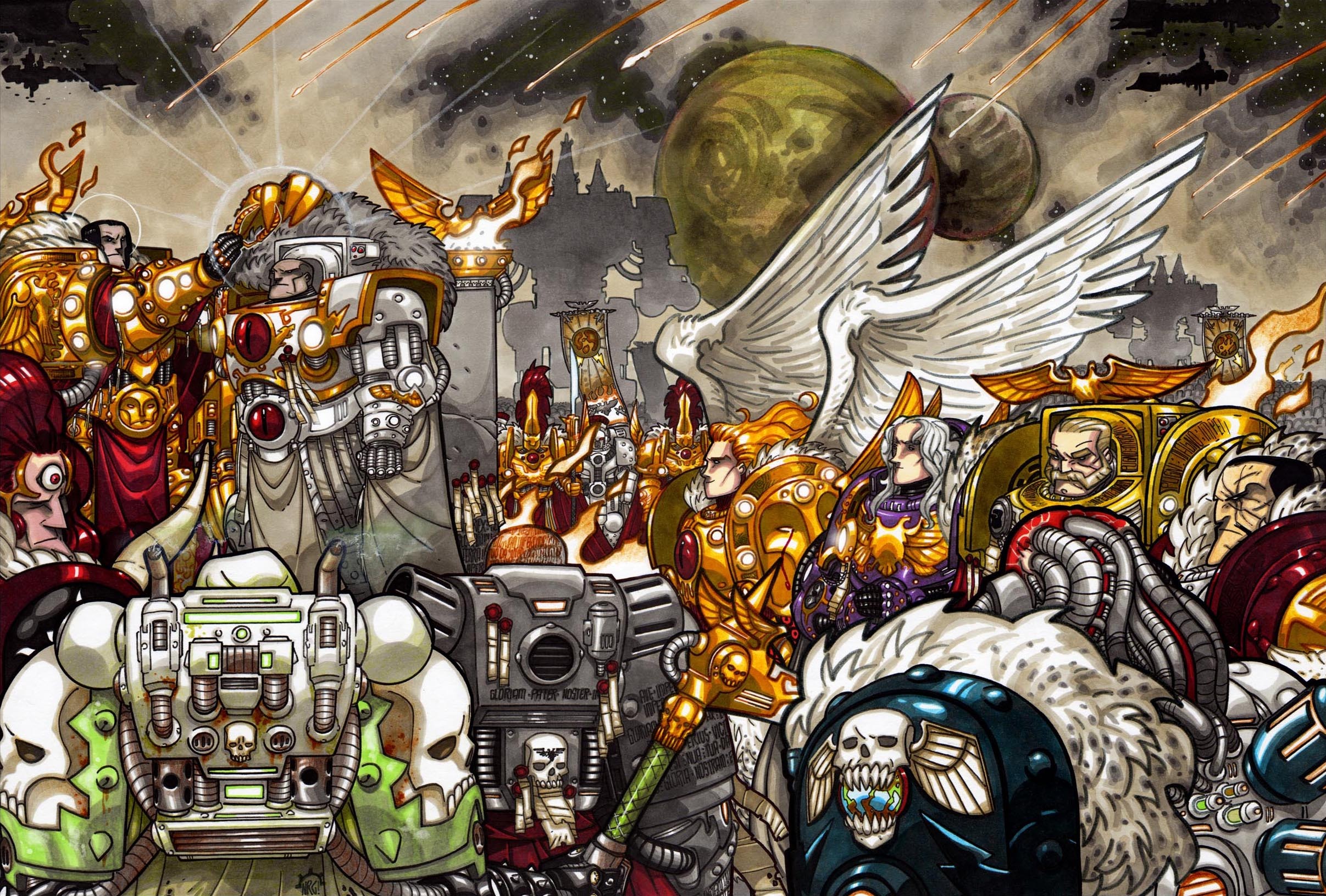 Emperor Space Marines Adeptus Astartes Primarchs