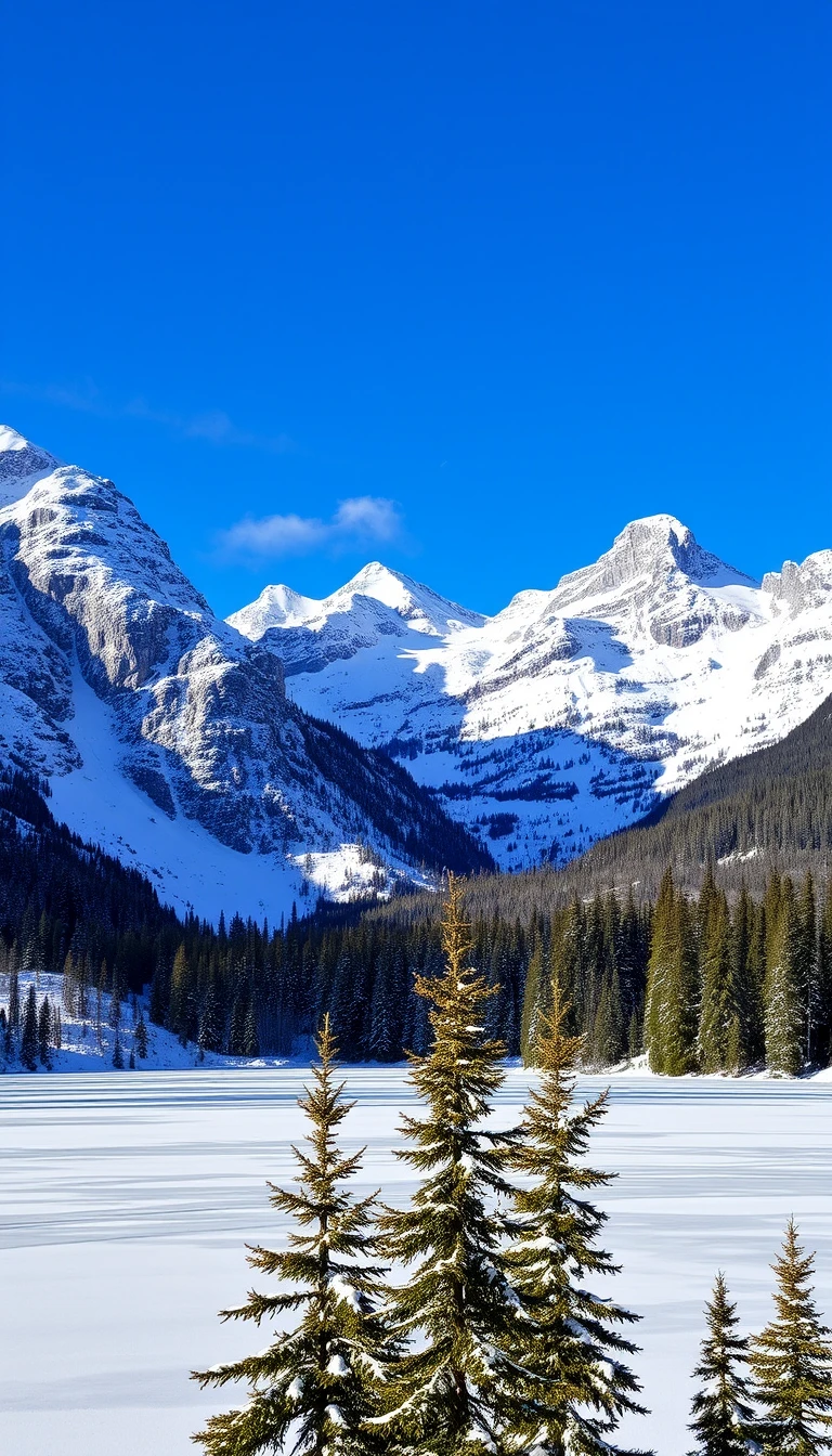 Winter Mountain Wallpaper