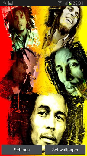 Bob Marley HD Live Wallpaper App For Android