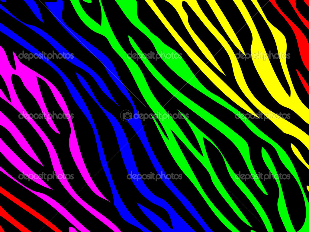 Rainbow Zebra Print Wallpaper Resolution Pixelawesome
