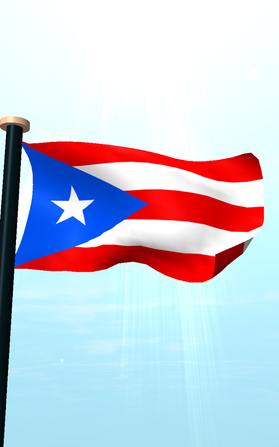 Puerto Rico Flag 3D Wallpaper   Android Apps on Google Play