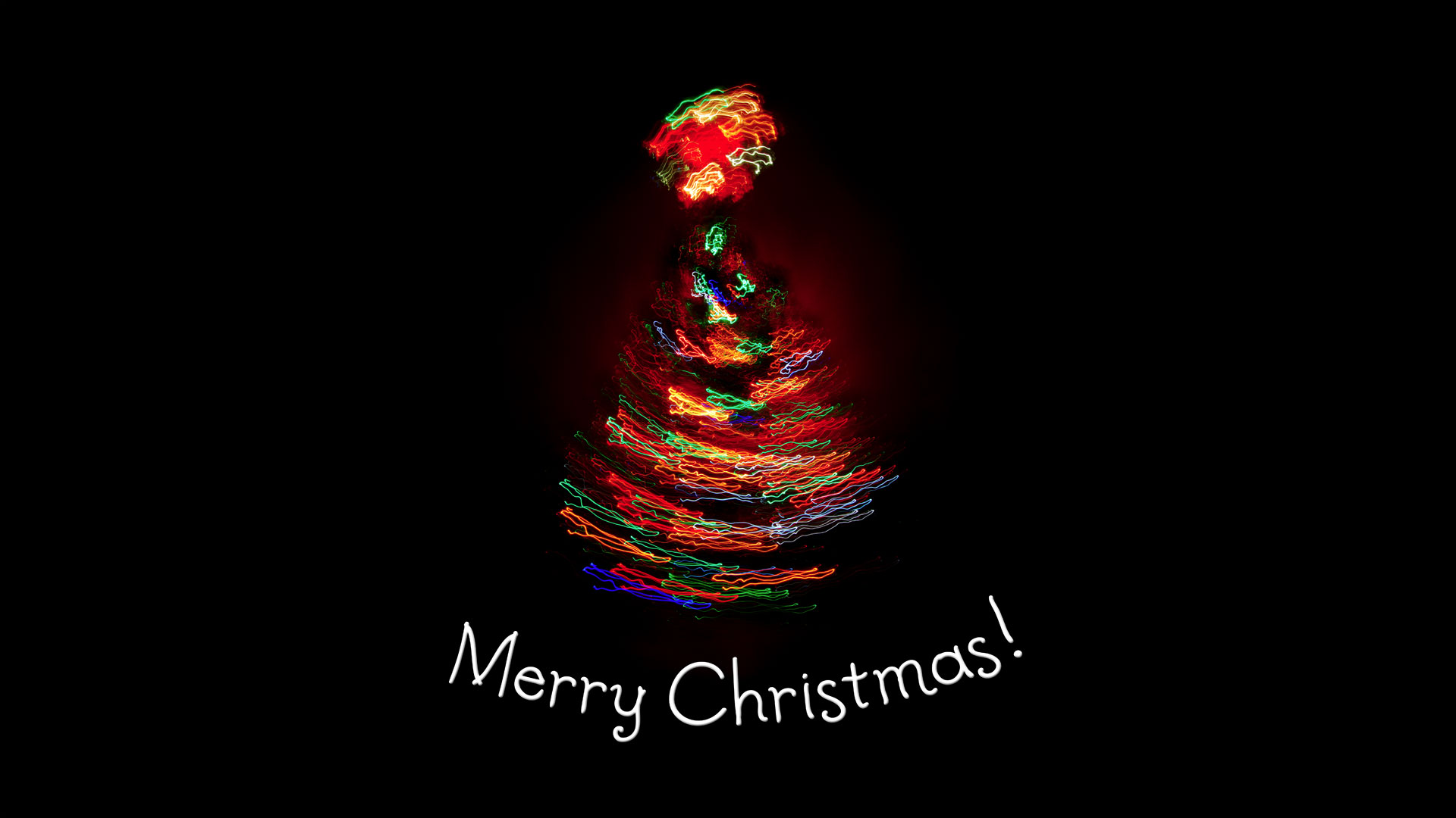 Christmas Tree Light Merry Desktop Themes Background Wallpaper HD