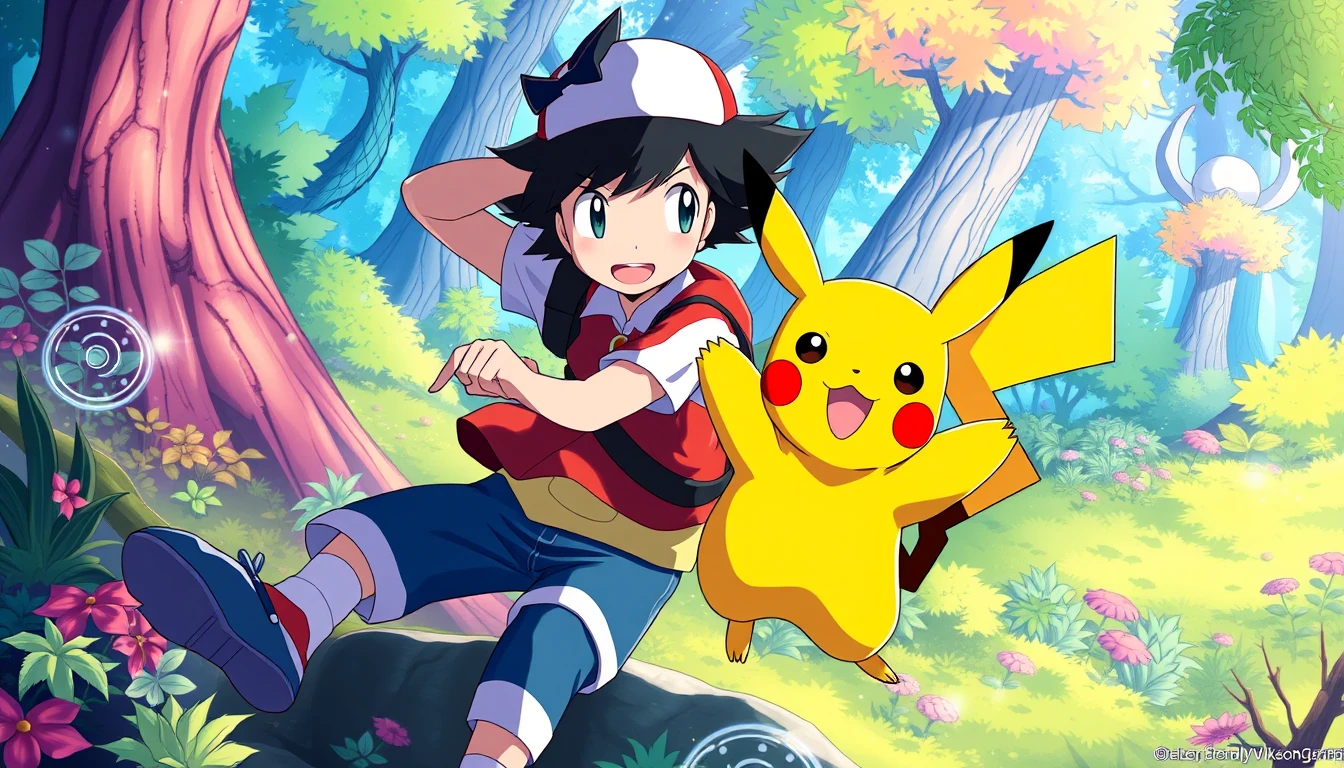 Pikachu And Ash Wallpaper