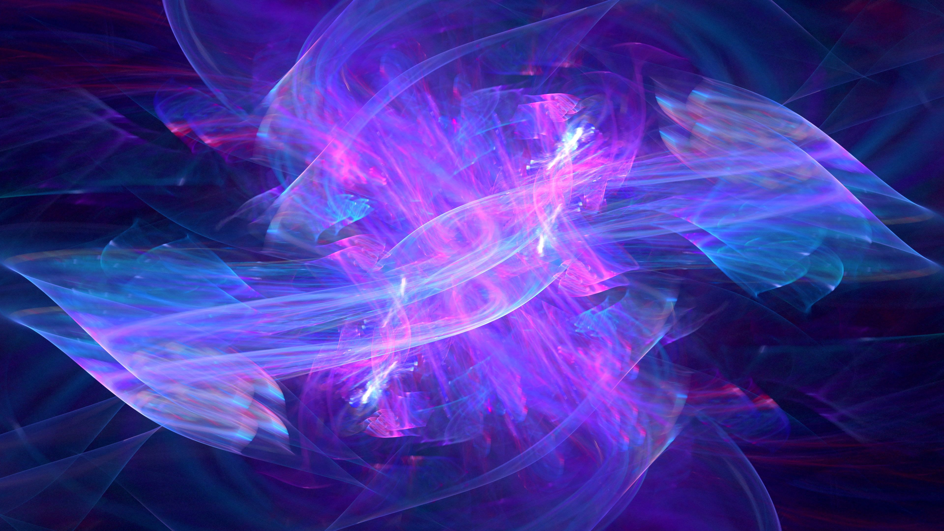Abstract Motion Background Energy Waves And Lightning Seamless