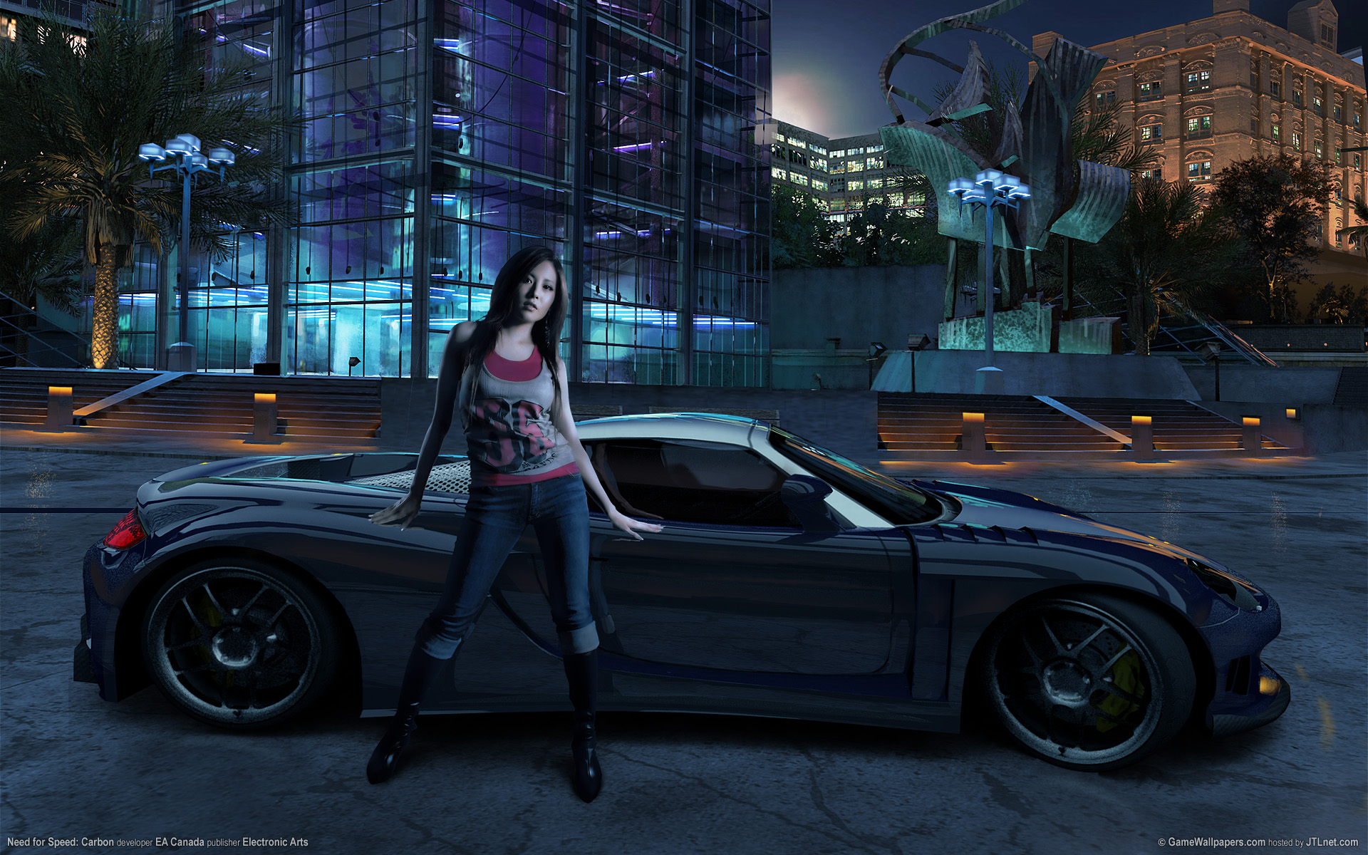 Need For Speed Carbon Girl Wallpaper HD Car