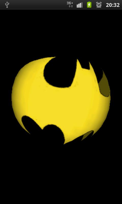 Batman Logo 3d Live Wallpaper Interactive With