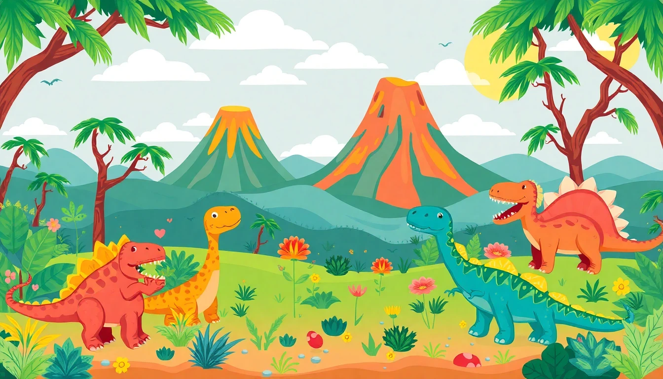 Kids Dinosaur Wallpaper
