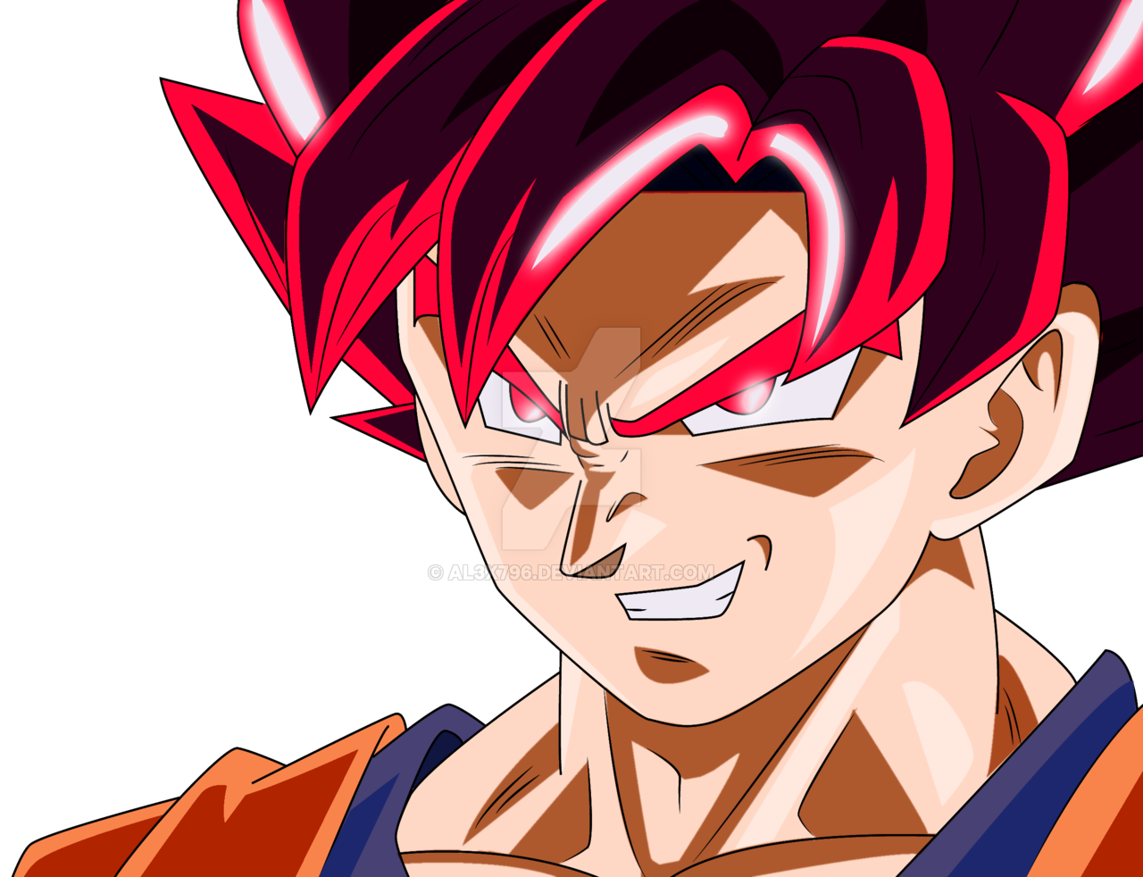 Goku New Form Red Ssj Palette By Al3x796