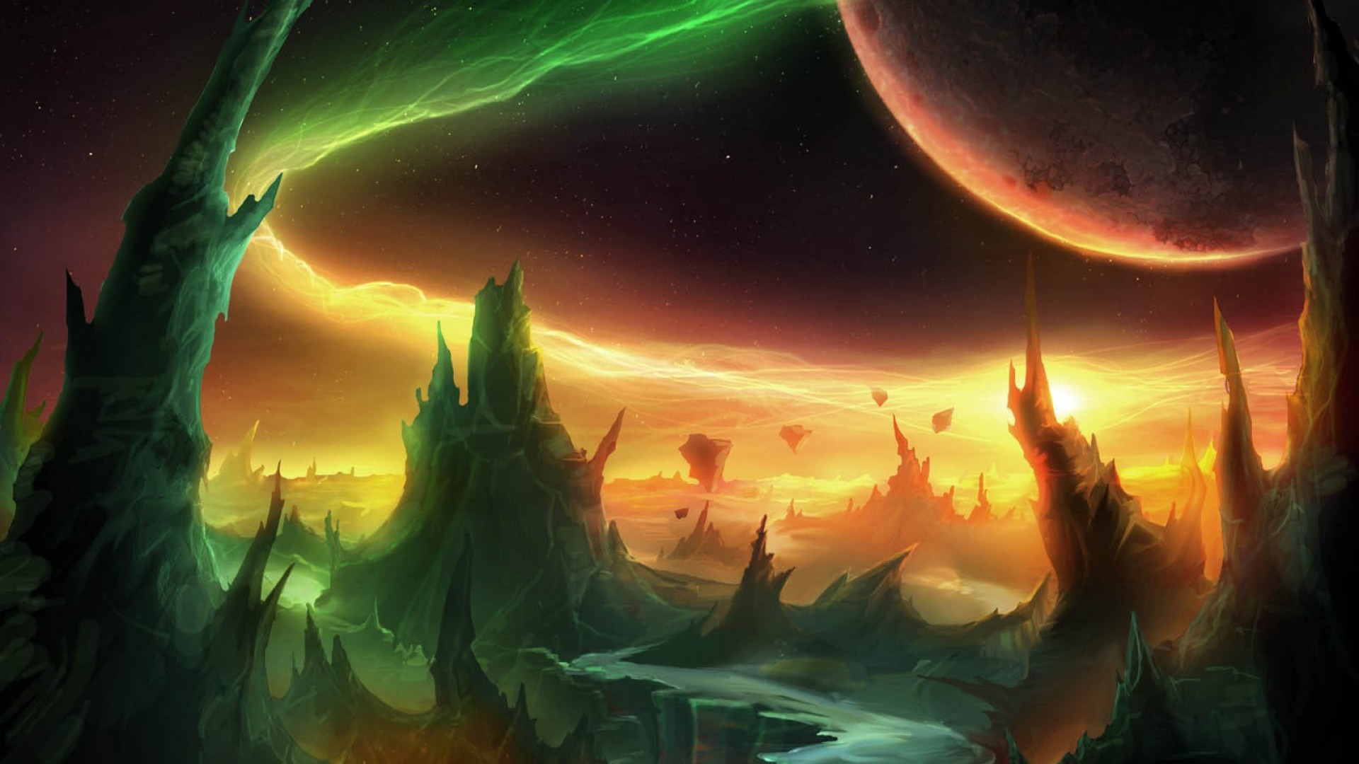 World Of Warcraft Warlords Draenor Fantasy Wallpaper Background
