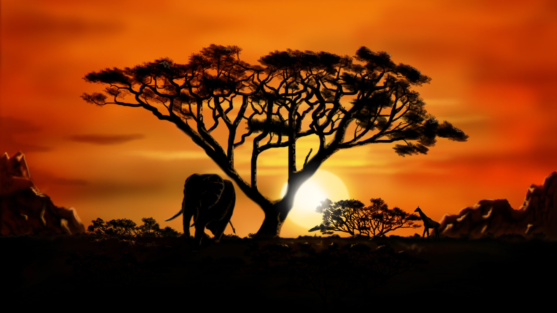 African Animals Wallpaper Hd