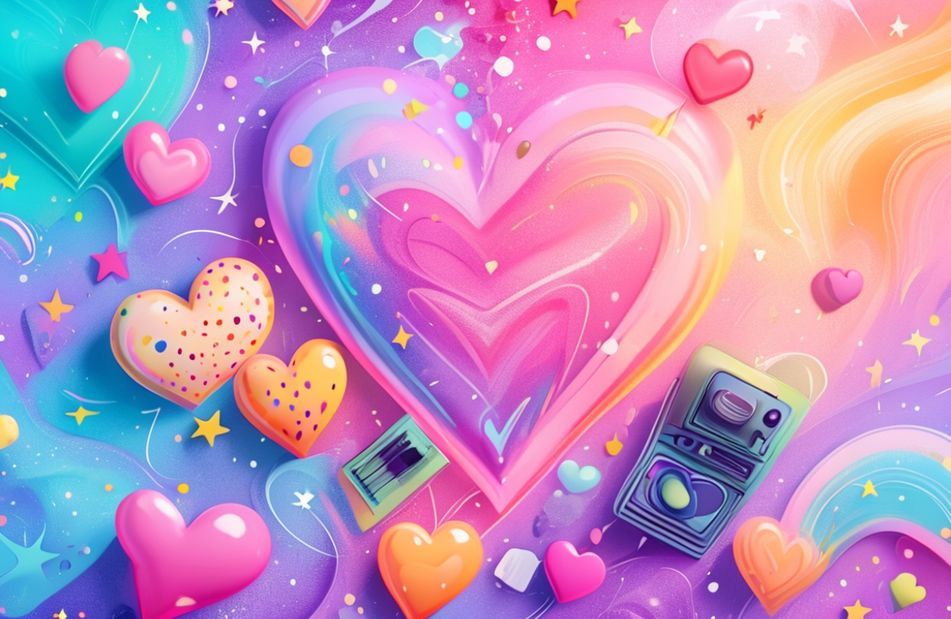 Y2k Heart Wallpaper