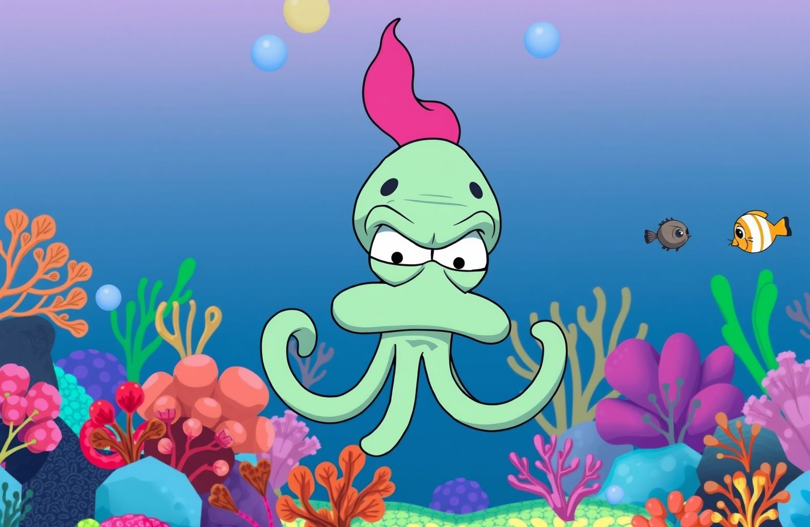 Squidward Wallpaper