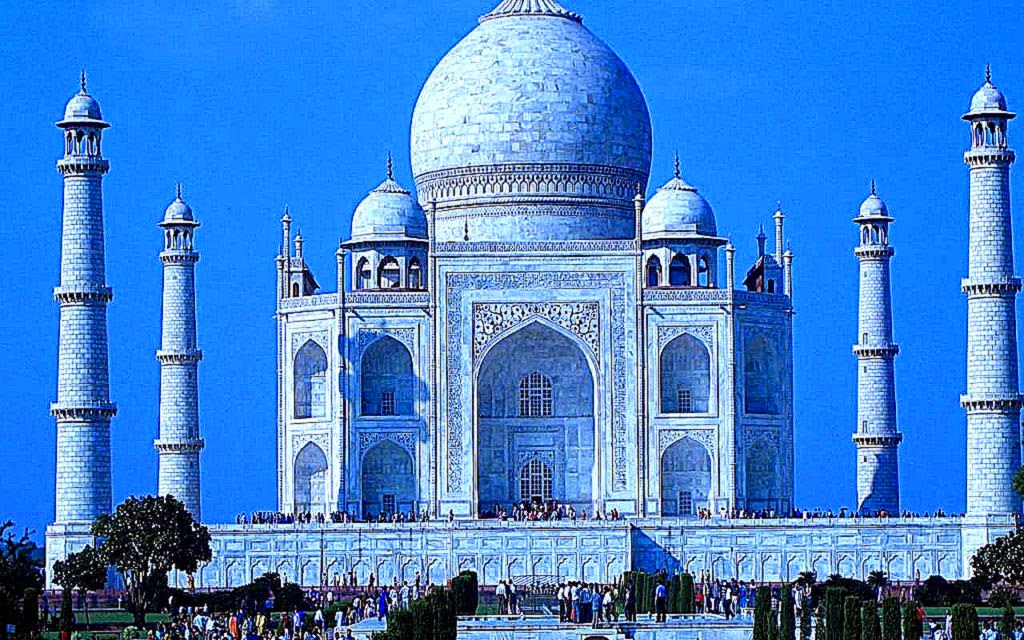 Taj Mahal Agra India Desktop Wallpaper HD Background